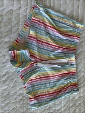 Calvin Klein Multicolor Striped Cotton Pajama Shorts